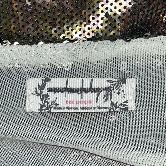 Free People  Sequin Sleeveless Shift Dress Women’s Size S - Picture 9 of 11